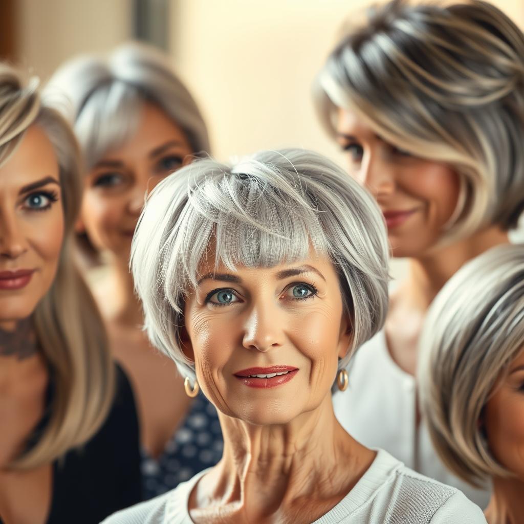stylish short hairstyles for seniors