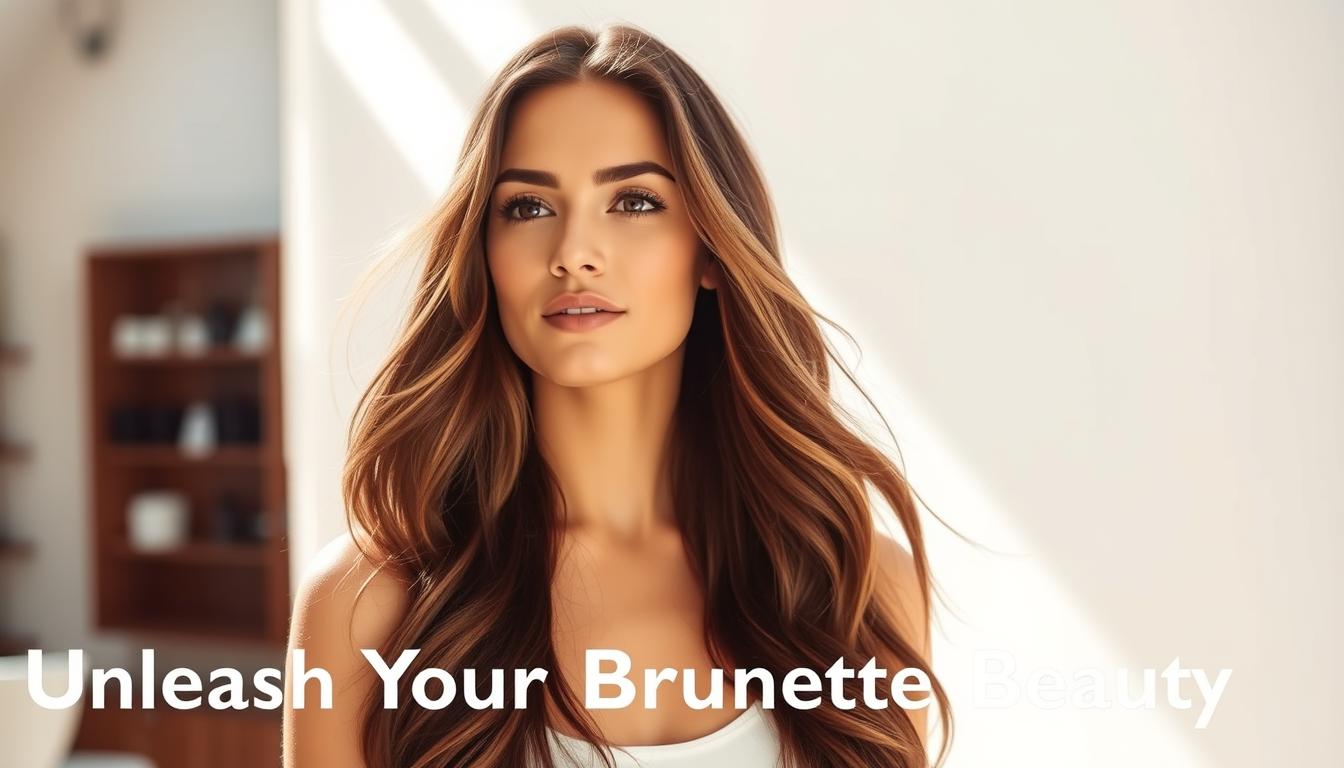 brunette hair