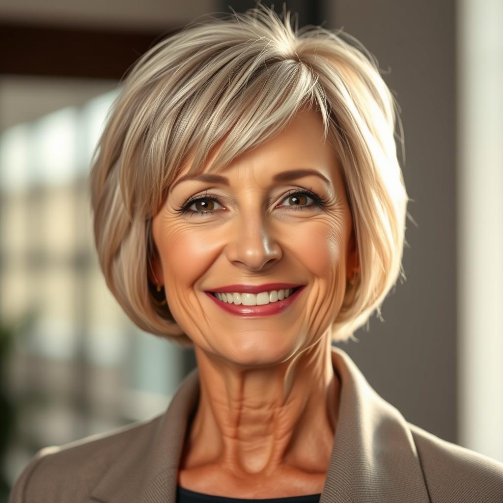 stylish short hairstyles for seniors