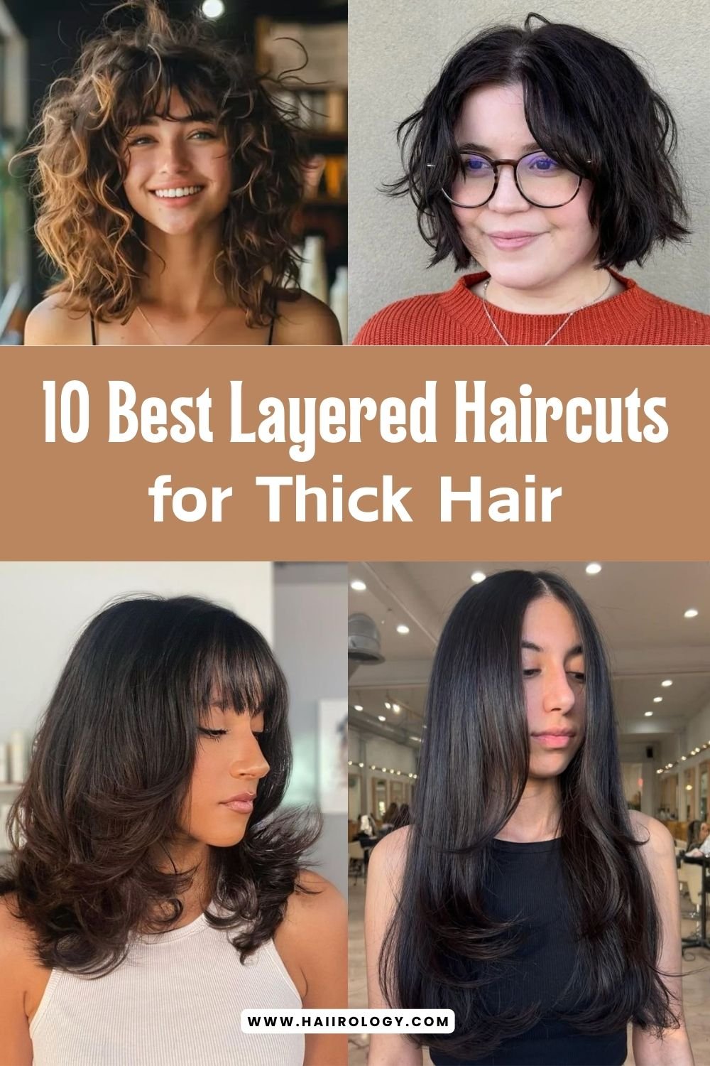 Layered styles for thick hair
